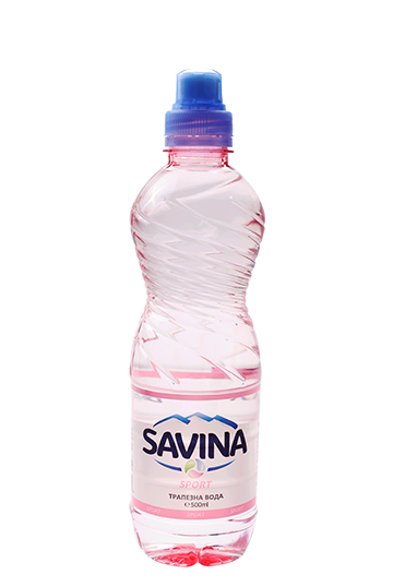 Трапезна вода Савина розова спорт 0.5л