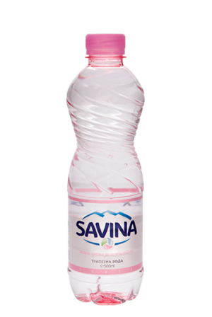 Savina Rozova table water 0,5l